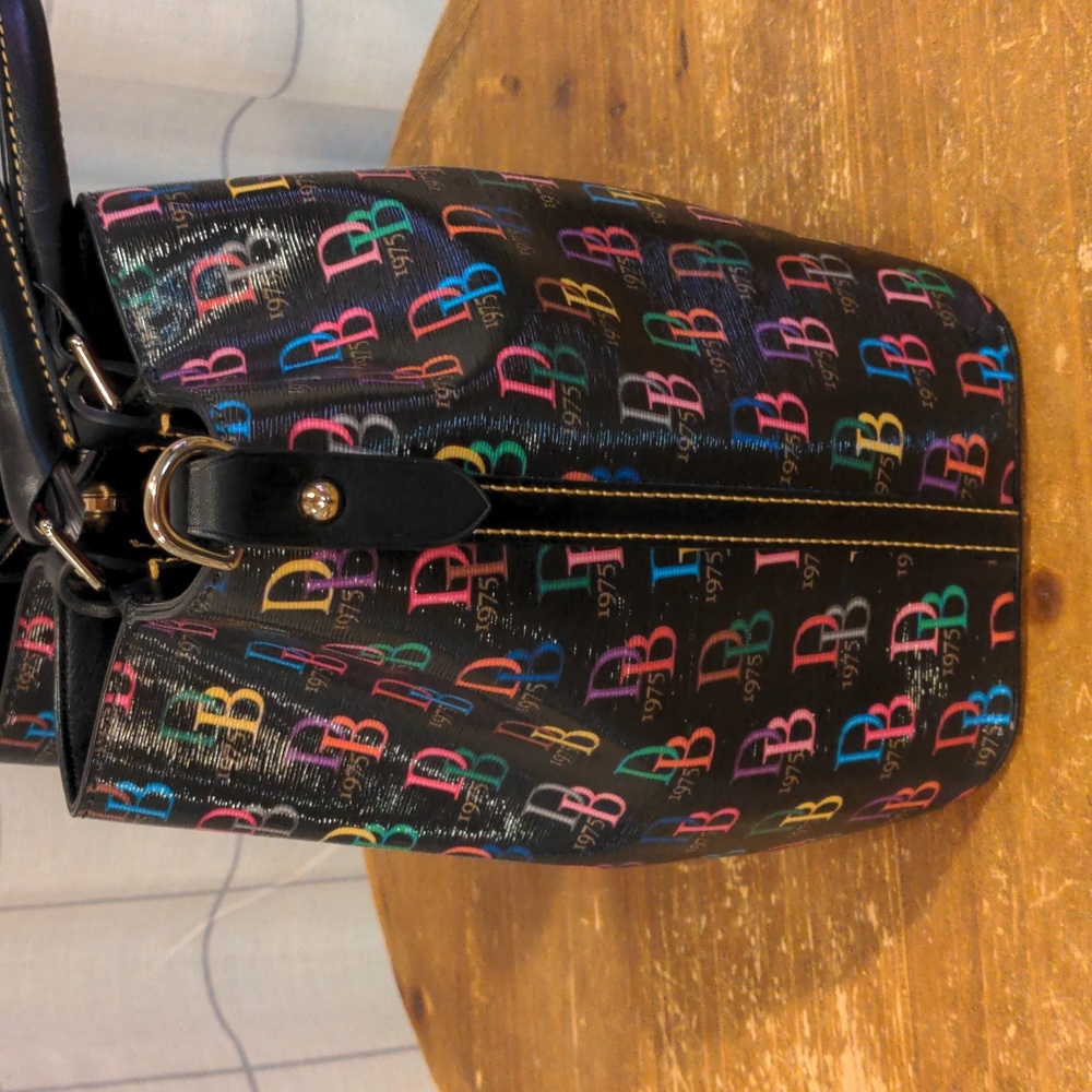 Dooney & Bourke DB75 Multi Brenna Satchel Handbag - Picture 8 of 12